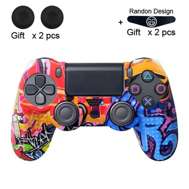 Etui til Sony PlayStation 4 Pro Slim PS4 Anti-Slip Silikone Skin Cover