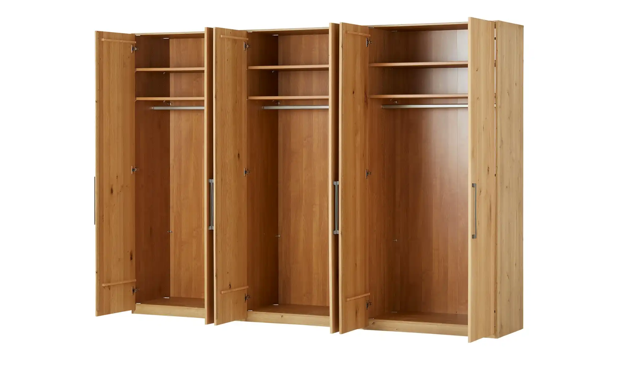 Woodford Drehtürenschrank, 6-türig teilmassiv Smilla