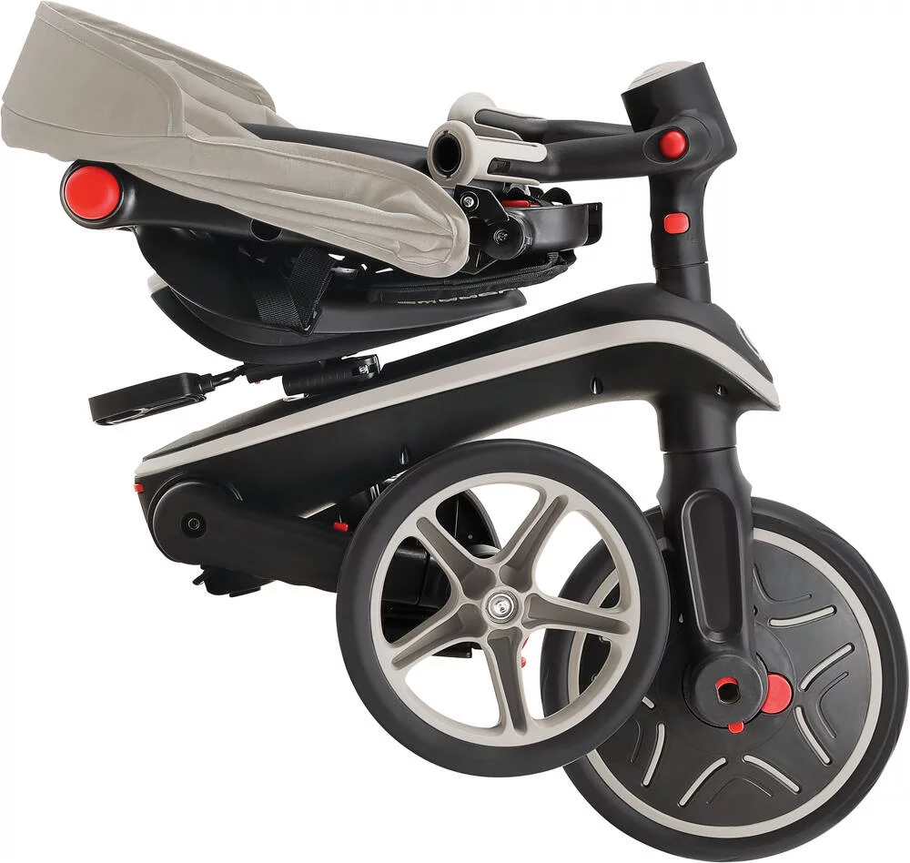 TRICYCLE EXPLORER 4-EN-1 EVOLUTIF ET PLIABLE - TAUPE