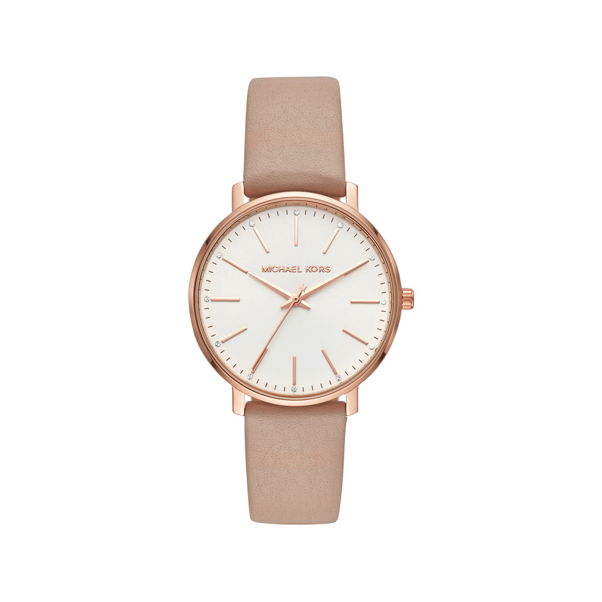 Montre Michael Kors femme acier doré rose cuir