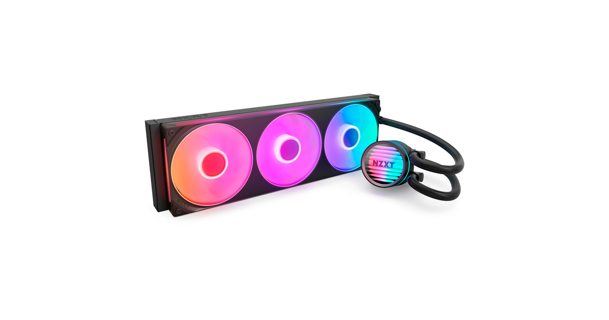 NZXTKraken Core 360 RGB waterkoeling  (Zwart, 4-pin PWM)