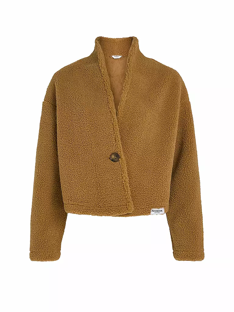 PENN&INK Jacke iin Felloptik camel