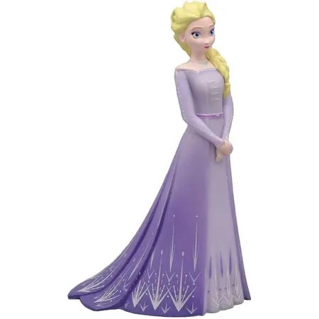 Bullyland 13510 Walt Disney Frozen 2, Elsa mit lila Kleid, ca. 10 cm