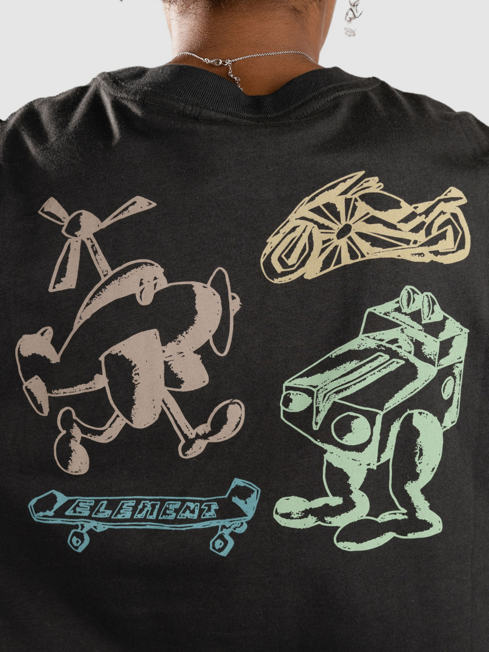 Element Traffic T-Shirt off black