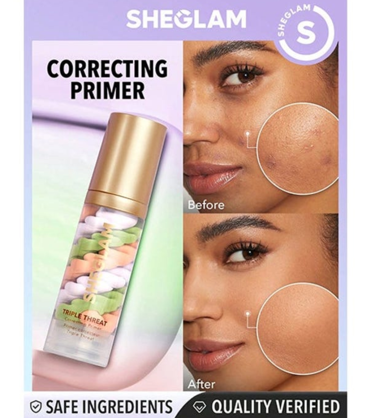 SHEGLAM - Primer Corretor de Cor Triple Threat