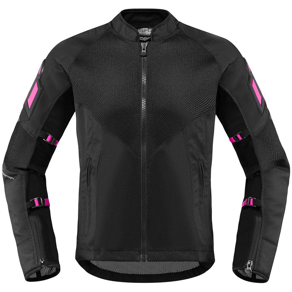 Icon - Blouson Mesh AF - Femme Noir / Rose
