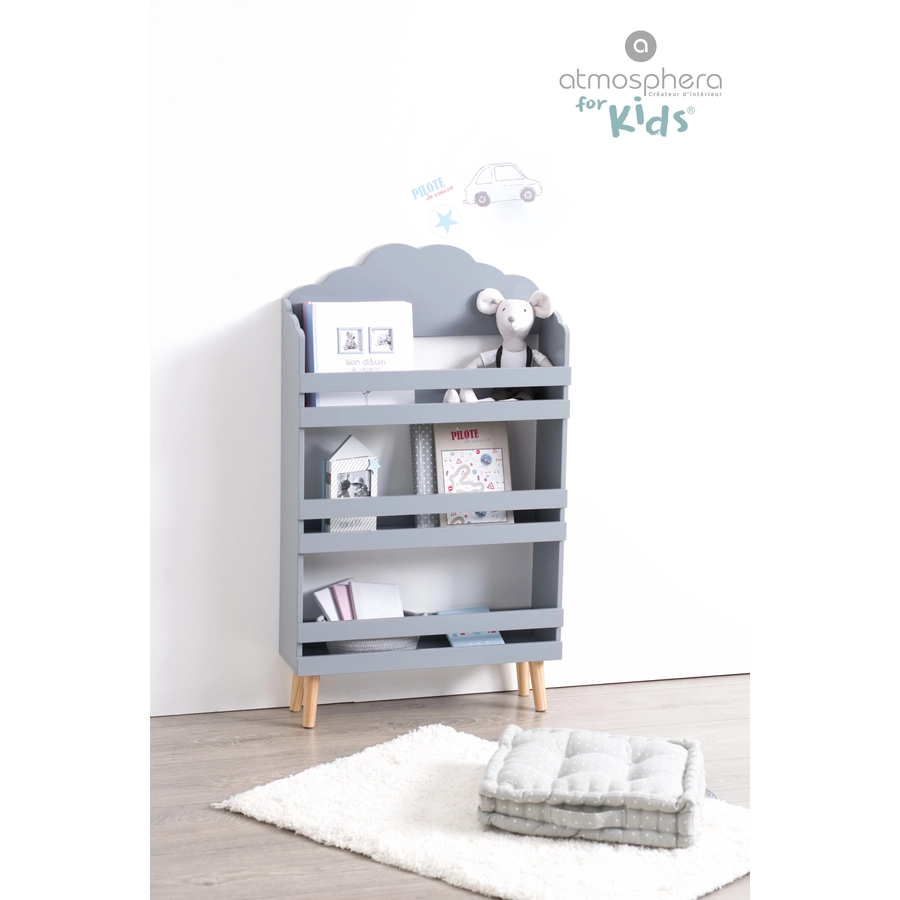 atmosphera Bücherregal Cloud grau