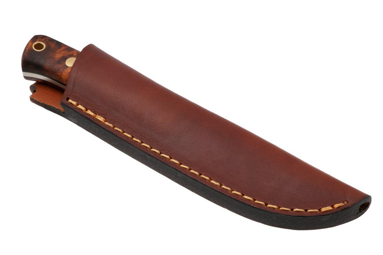 Casström Woodsman Järv 10870, Curly Birch Wood, bushcraftmes, Roger Harrington design