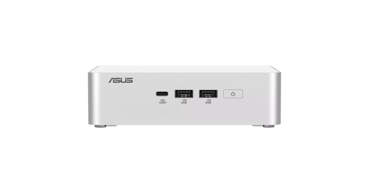 ASUSNUC 15 Pro Plus Kit RNUC15CRSU700002 barebone  (Wit | Core Ultra 7 255H | Arc 140T)