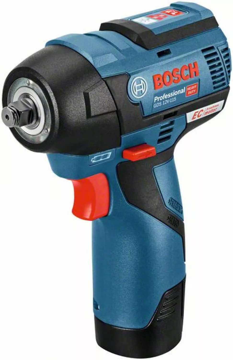 Bosch GDS 12V-115 12V Li-ion Accudraaislagmoeraanzetter (2x3.0Ah) in L-Boxx - 115 Nm