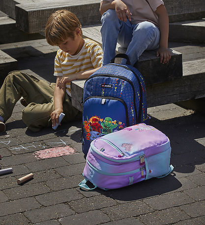 LEGO® Iconic Sparkle Rucksack - Blau/Pink