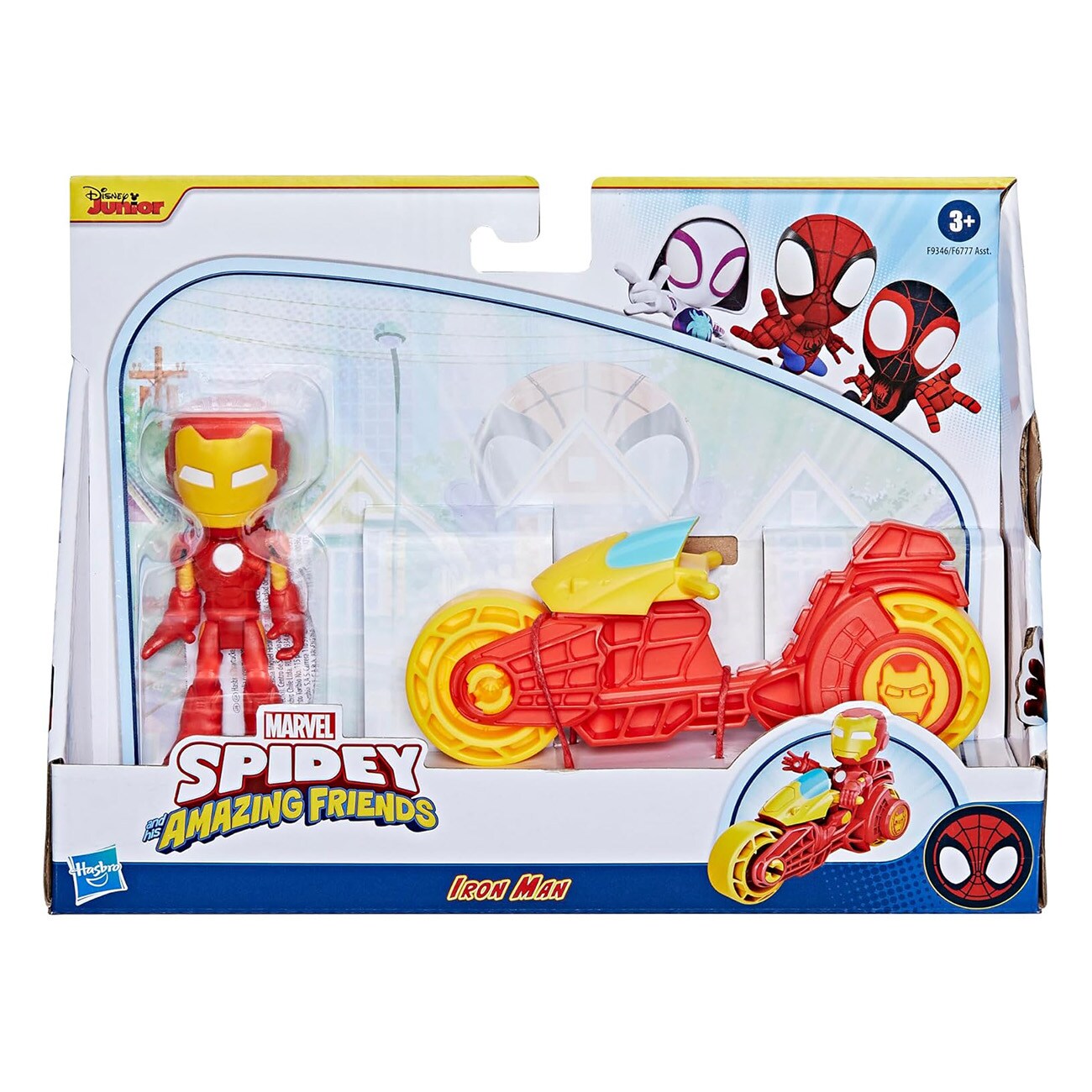 Hasbro Iron Man Action-Figur & Motorrad Mehrfarbig Spielfigur