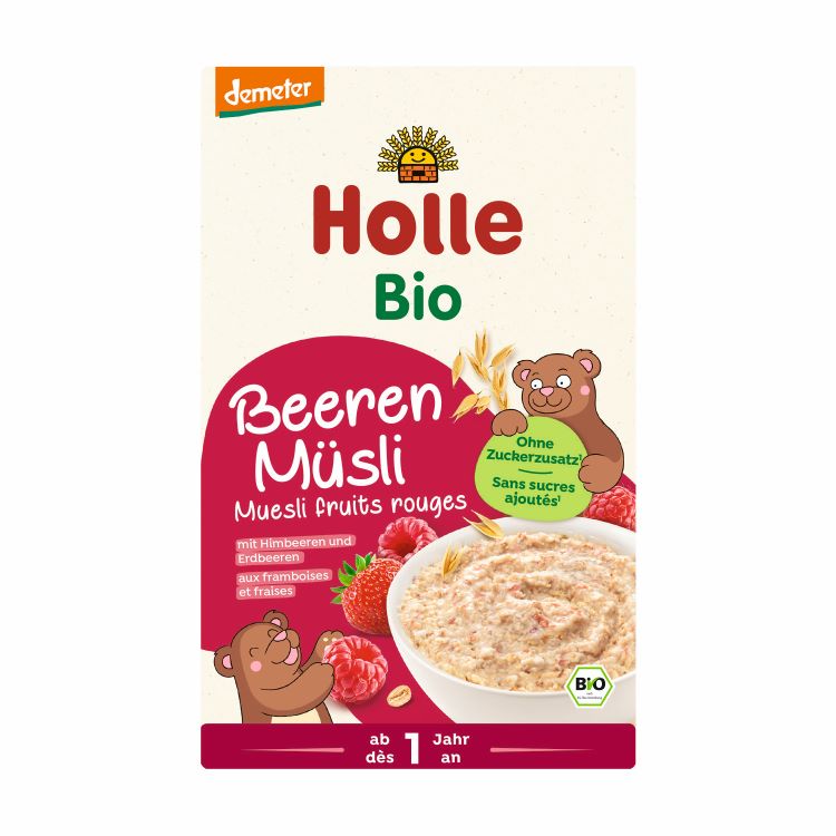HOLLE Bio-Beerenmüsli Vollkorn Karton 200 g
