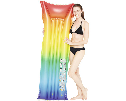 Rainbow Happy People matras 177 x 66 cm