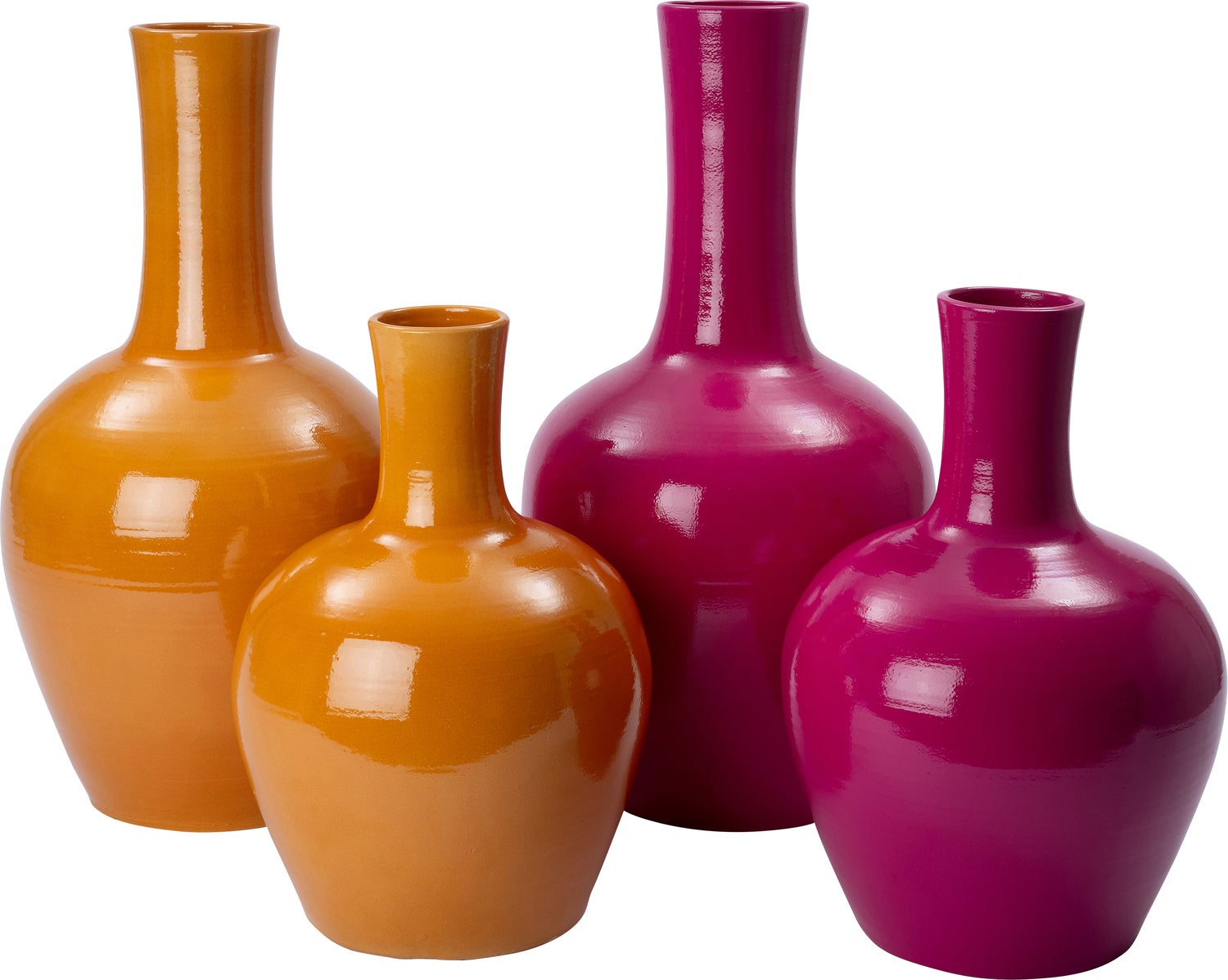 Intratuin vaas Xav roze D 35 H 50 cm