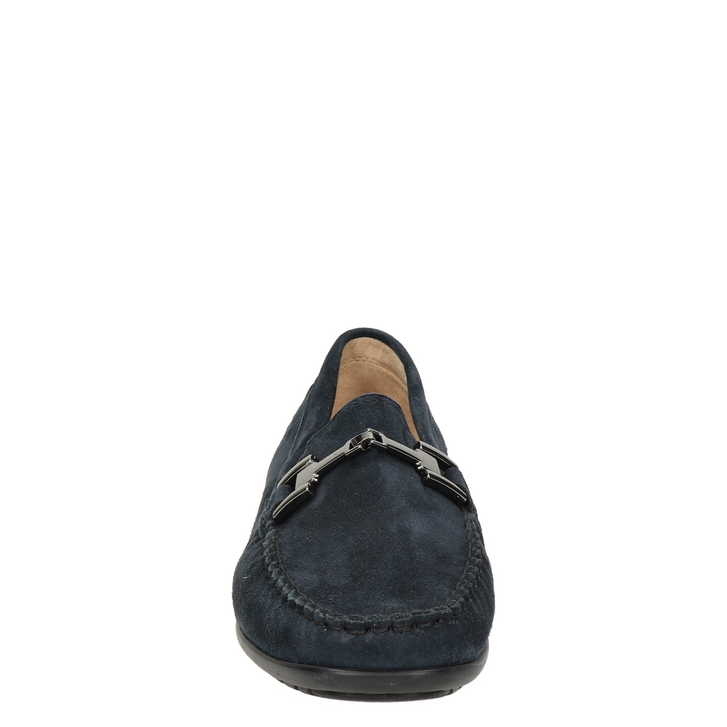 Cortizia Velour dames loafer Sioux Blauw