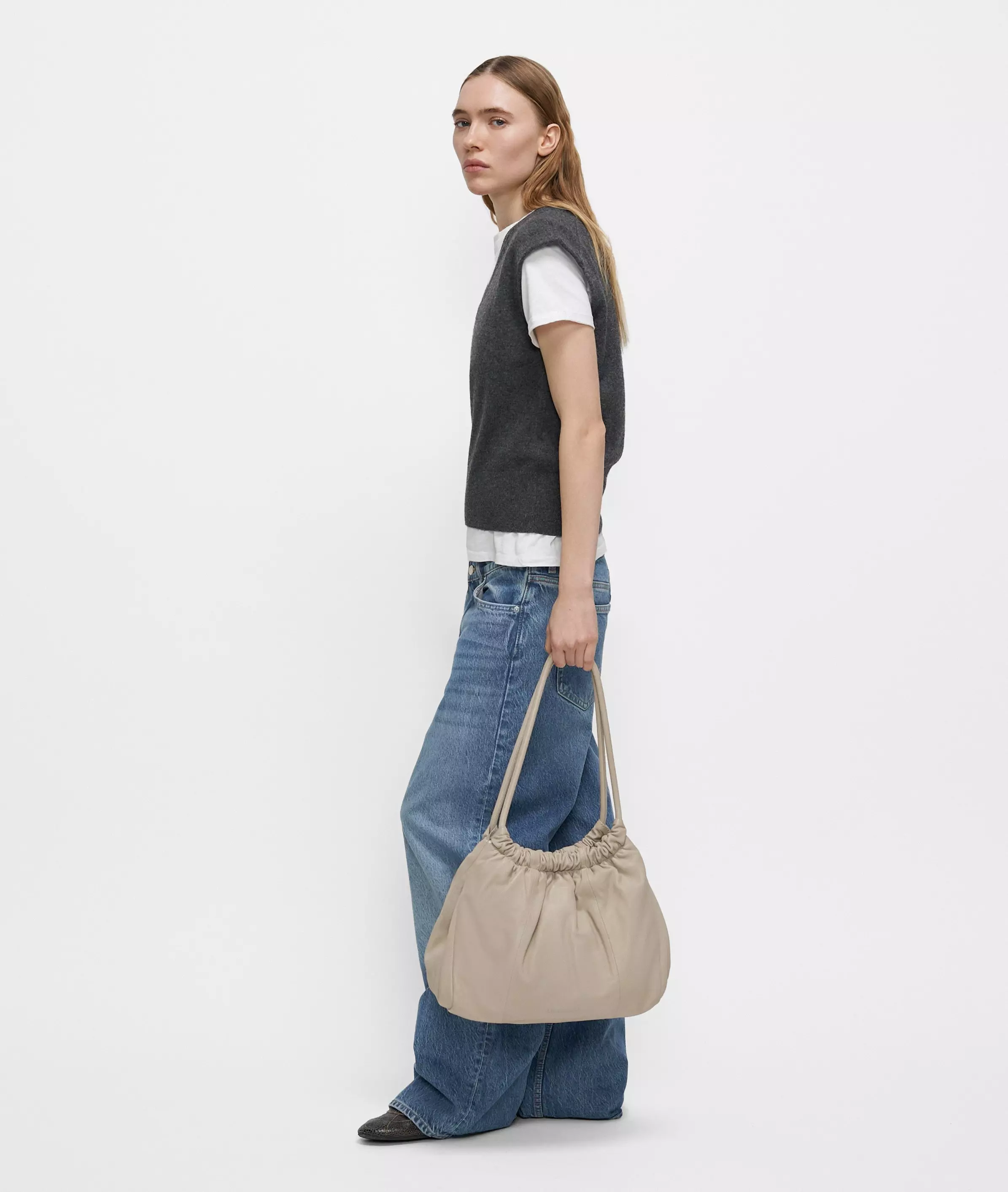 Shopper Spacious sheepskin shopper