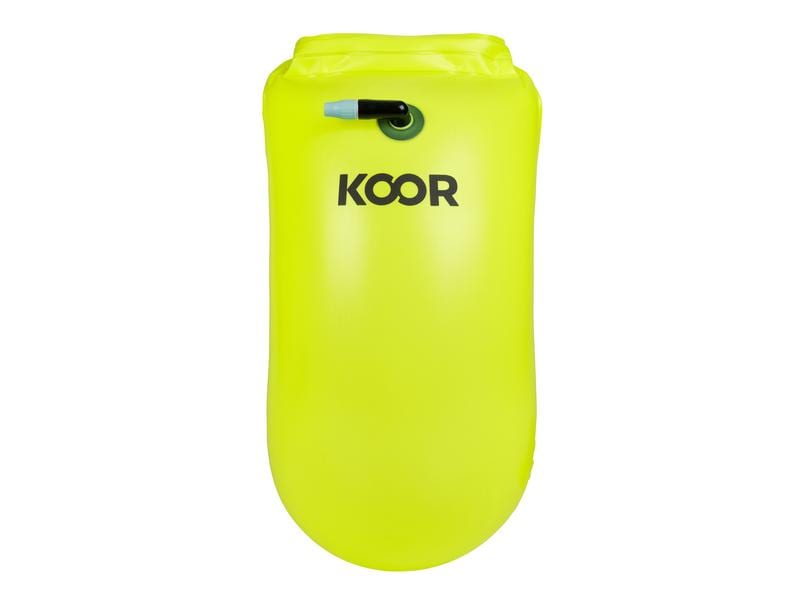 KOOR Schwimmboje Booa Giallo 15 l Dry Bag und Schwimmboje in einem