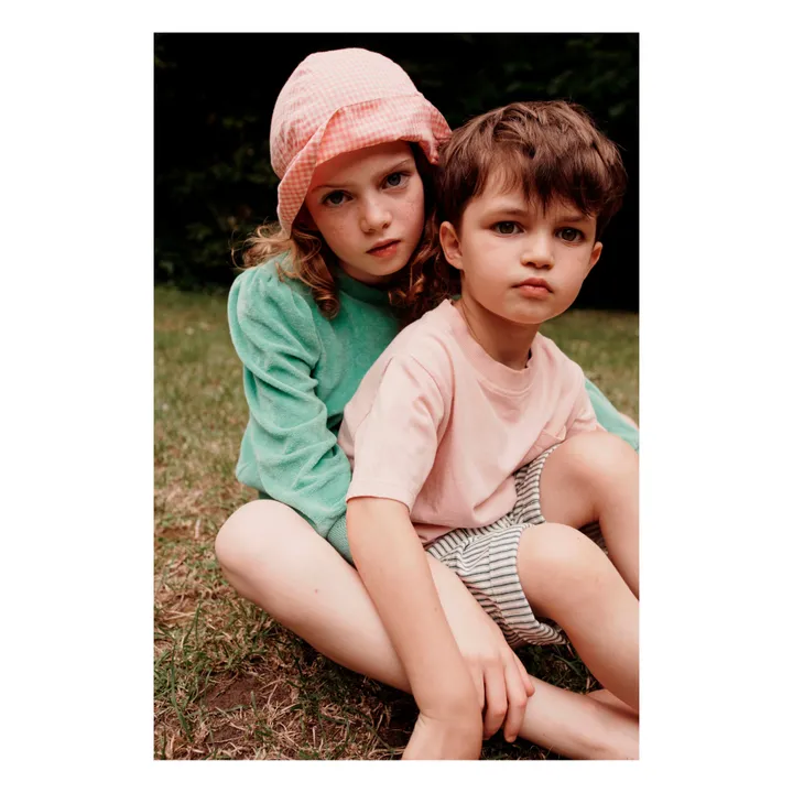 Emile et Ida Sweat Eponge Poches | Vert