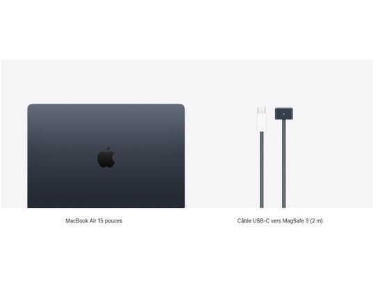 APPLE - MacBook Air MacBook Air 15 M5 2026 Minuit MDVH4FN/A