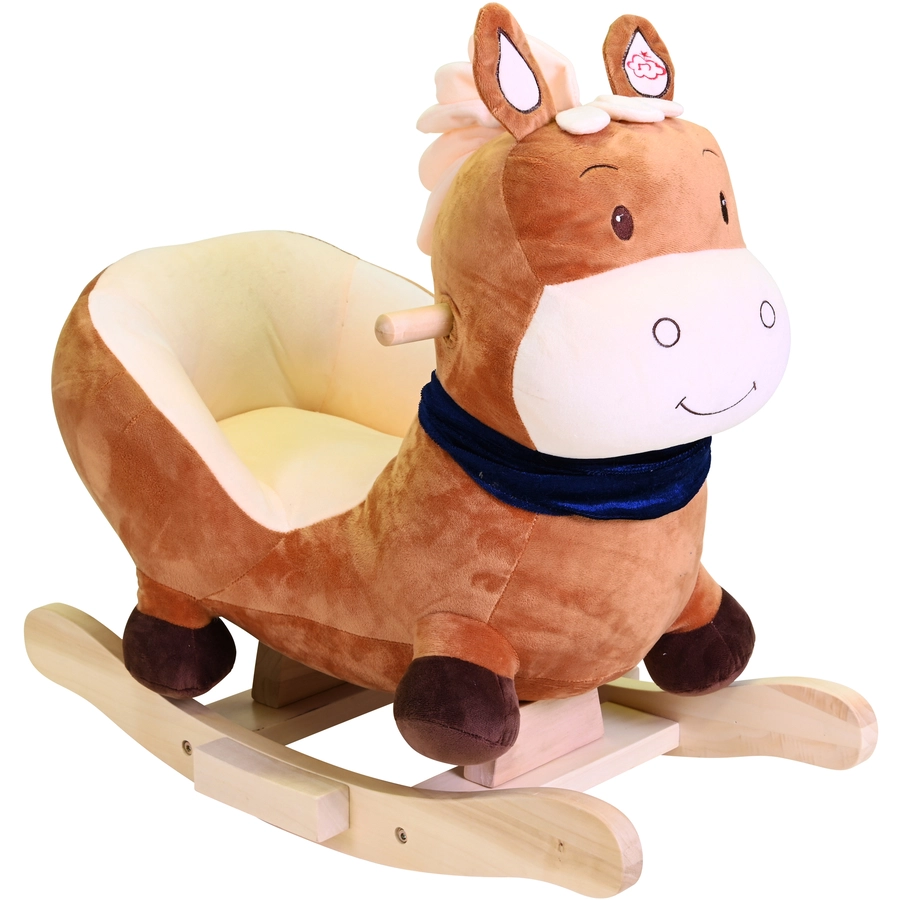 knorr toys® Schaukeltier Seppl horse brown braun