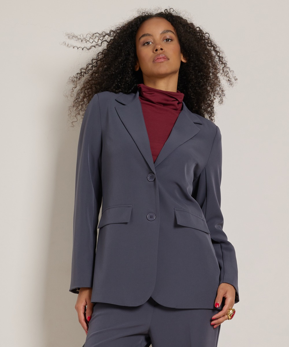 uni blazer panterprint voering