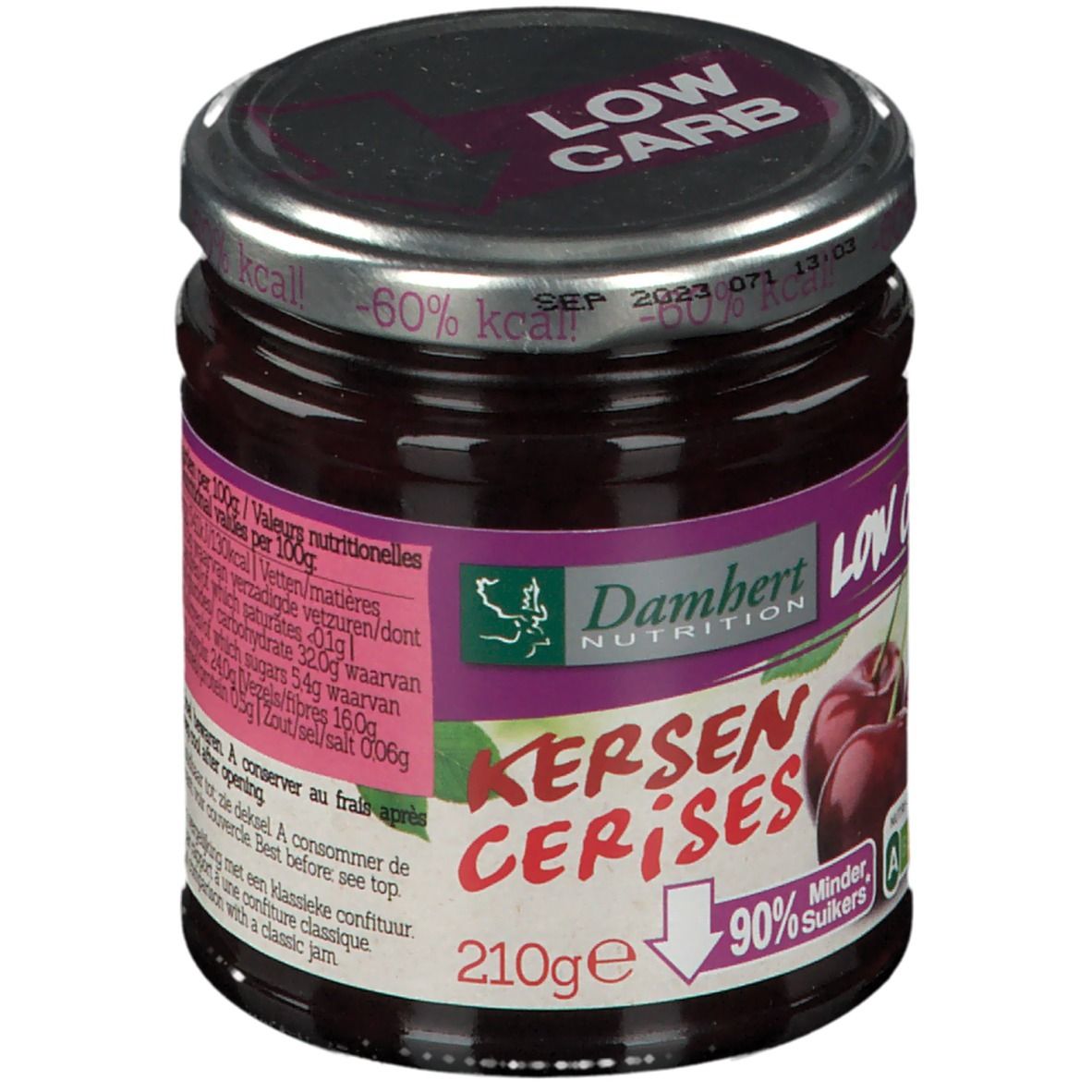 Damhert LOW CARB Kirschen Konfitüre