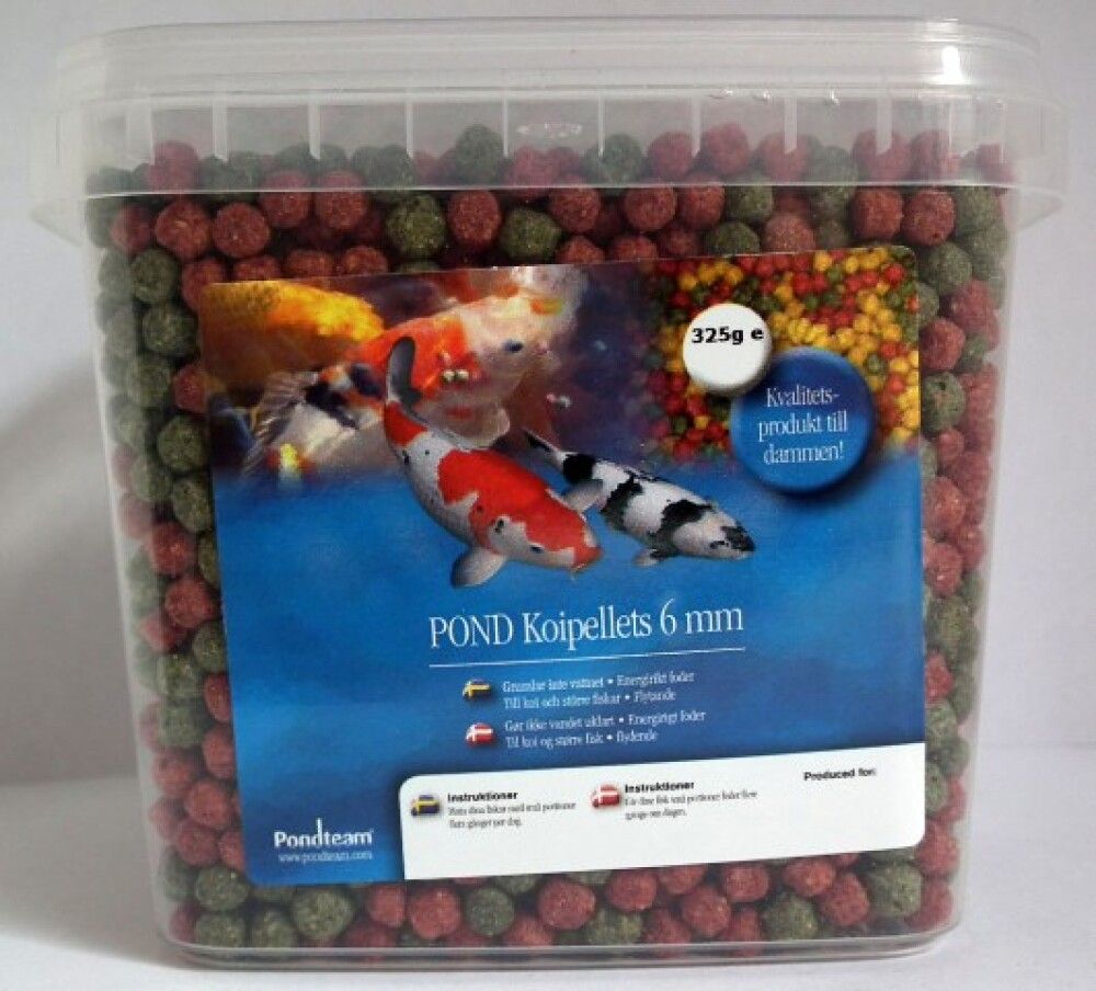 FISKEFÔR PONDTEAM KOI PELLETS 325G