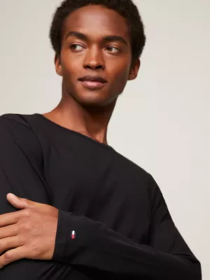 Pacote com 3 camisetas essenciais premium de manga comprida