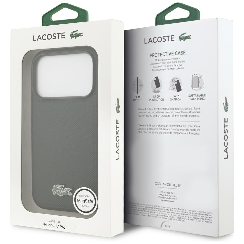 iPhone 17 Pro MagSafe Hardcase Hülle Petit Pique Lacquer (LCHMP17LPLAE) - Dunkelgrün