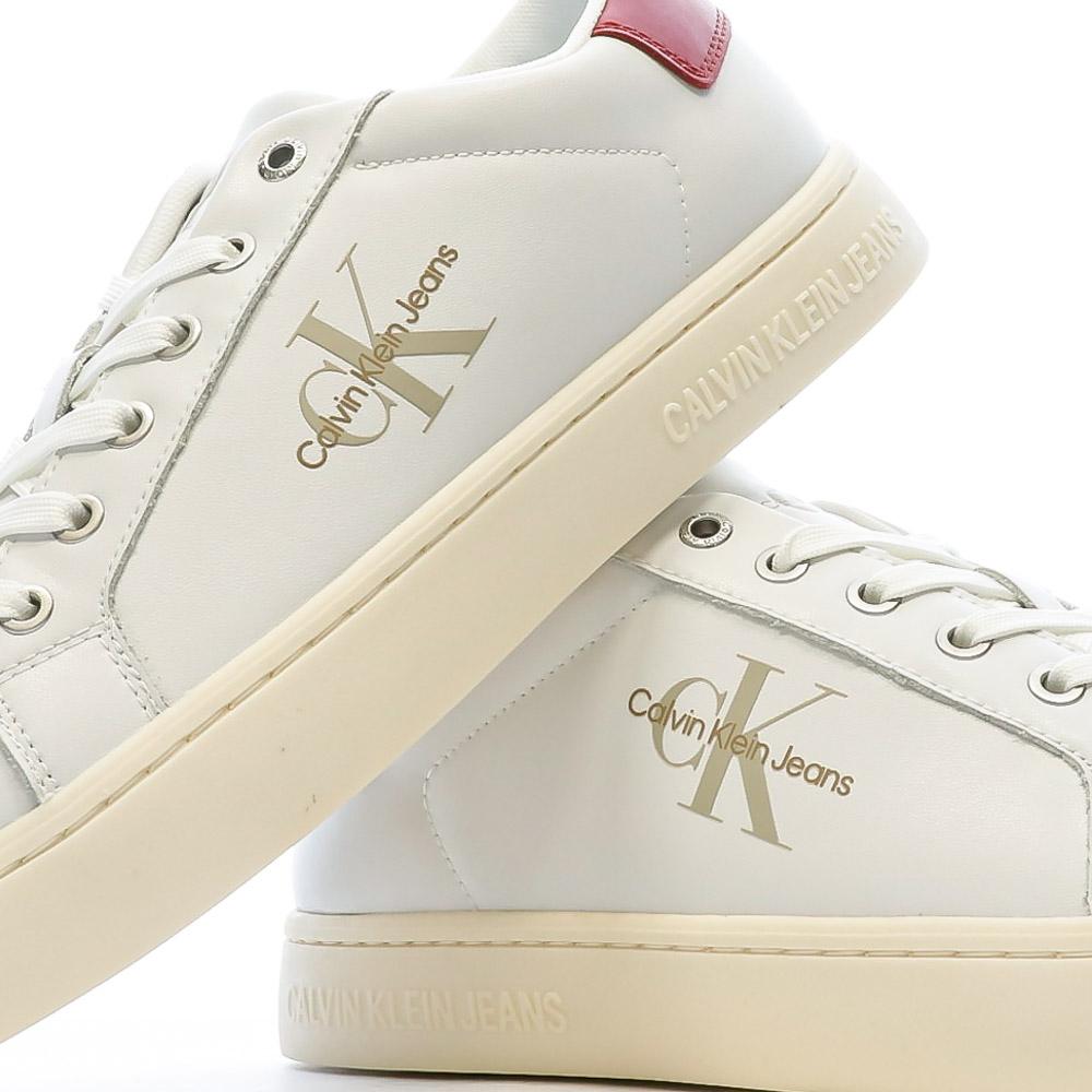 Calvin Klein Jeans Baskets Blanc/Rouge Homme Calvin Klein Jeans YM0YM00491
