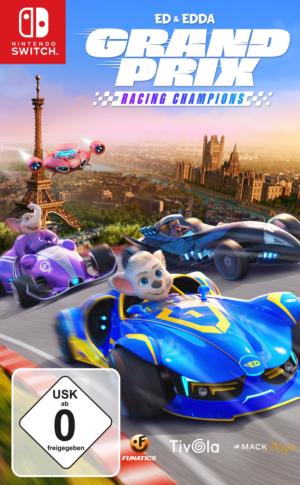 THQ Nordic Spielesoftware »Ed & Edda: Grand Prix - Racing Champions« Nintendo Switch