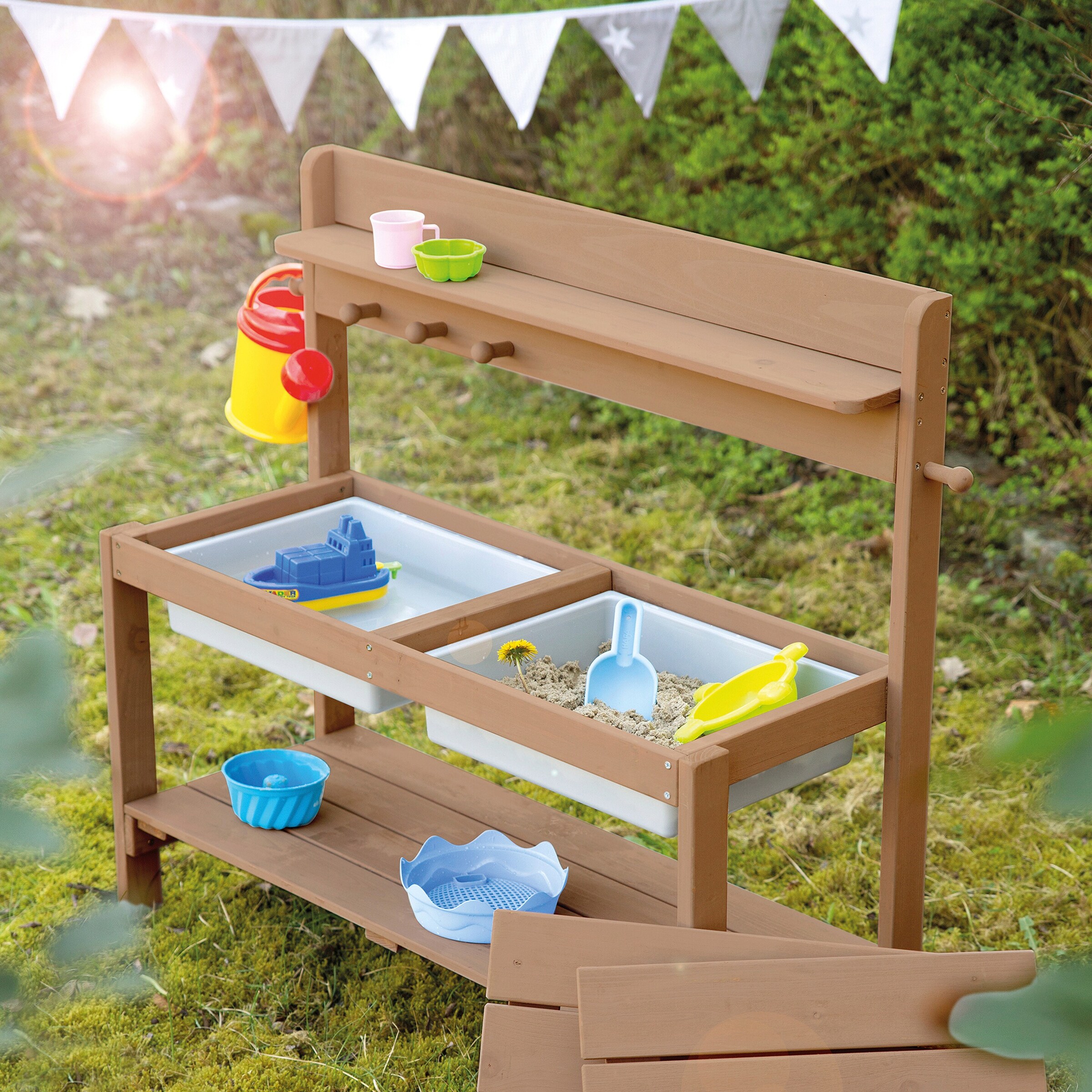 roba Outdoor Kinderküche 'FUN' Outdoor + mit Spielwanne Outdoor +