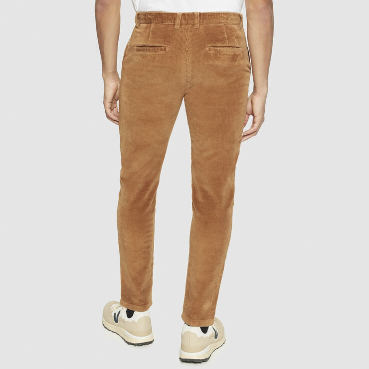 Knowledge Cotton Apparel CHUCK regular 8-wales corduroy chino pants - GOTS/Vegan Dachshund