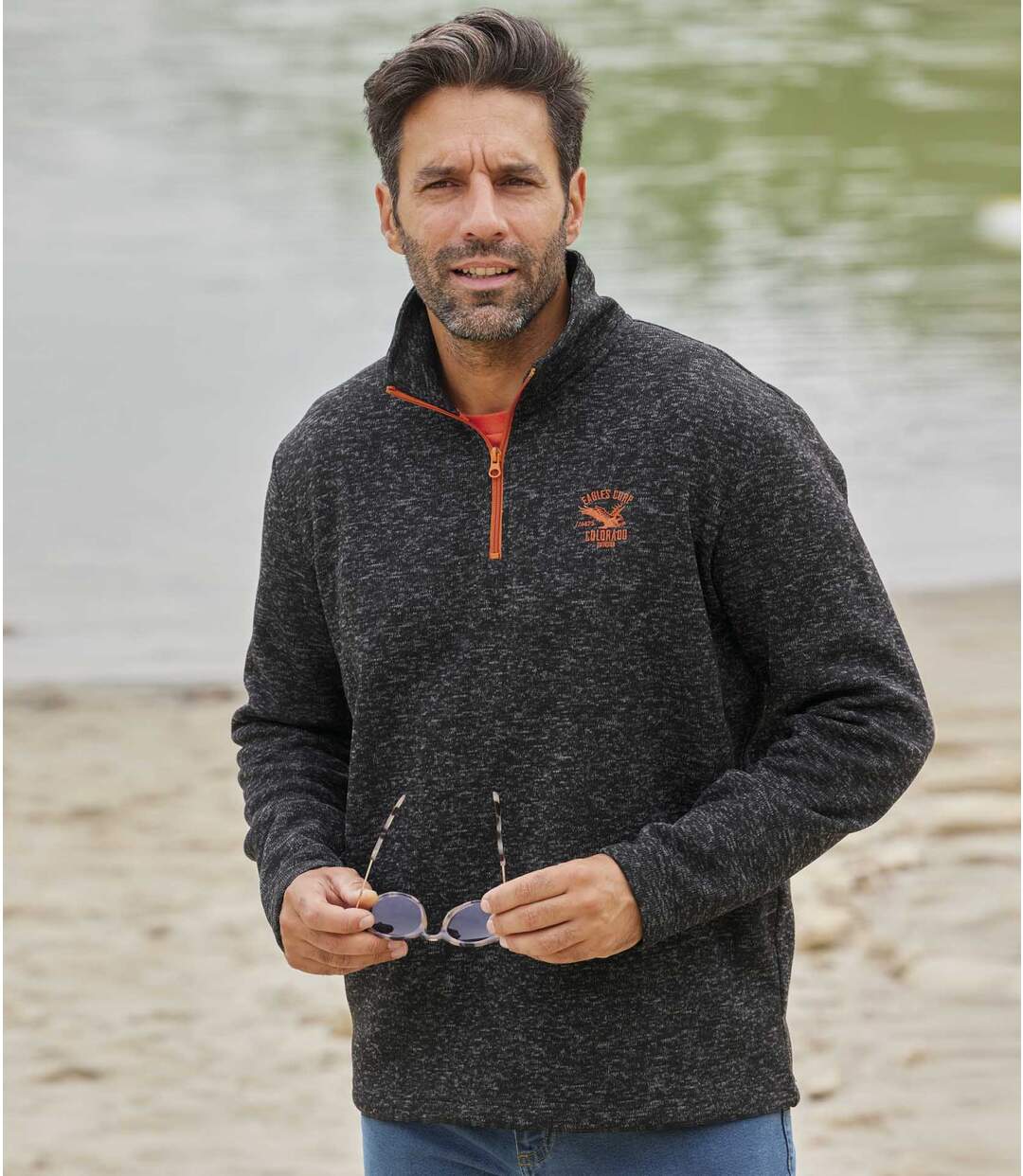Lot de 2 Sweats Molleton Chinés