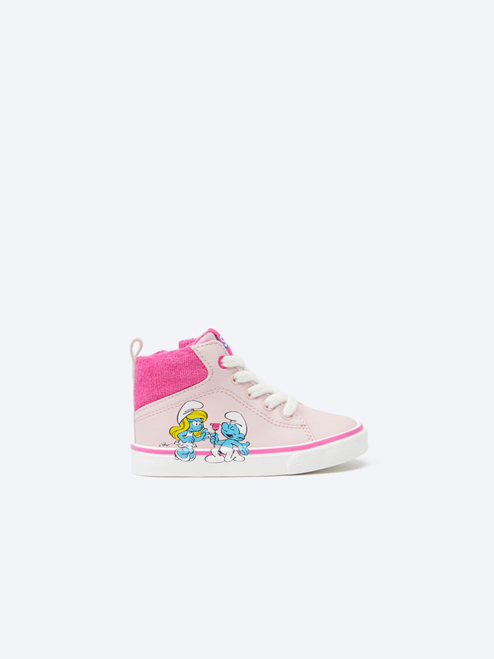 Botinha dos Smurfs Imps - Rosa