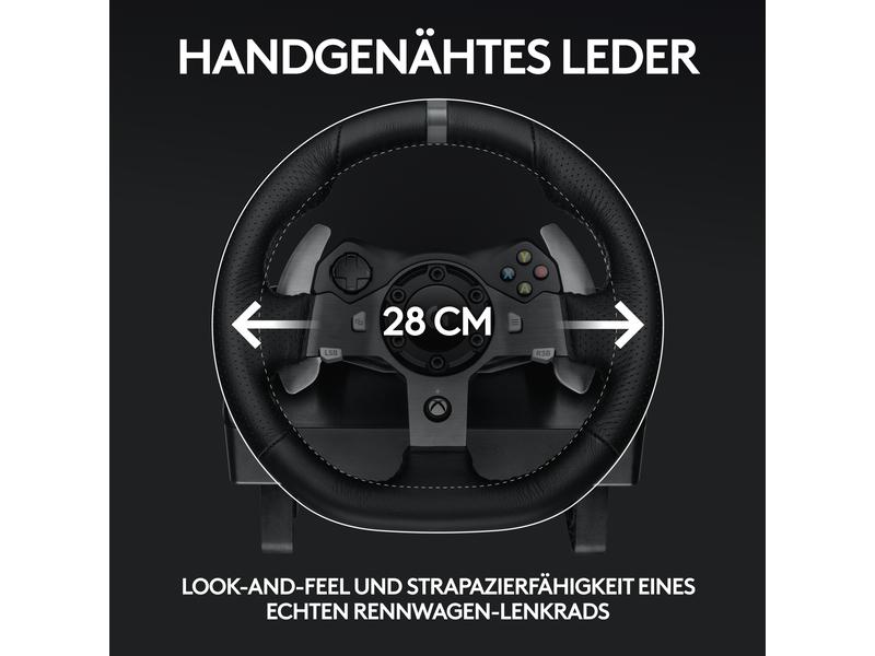 Logitech Lenkrad G920 Driving Force Rennlenkrad und Pedale für Xbox Series X/S, Xbox One und Windows-PC
