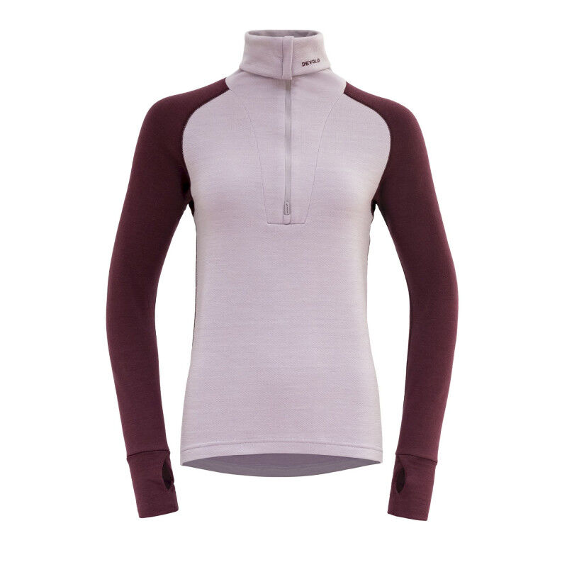 Expedition Merino Silk Zip - Maillot thermique laine mérinos femme