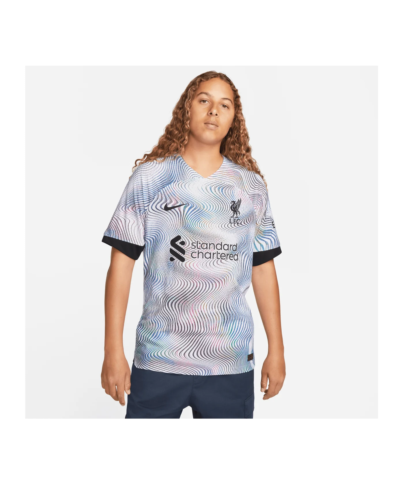 Nike FC Liverpool Authentic Trikot Away 2022/2023 Weiss F101