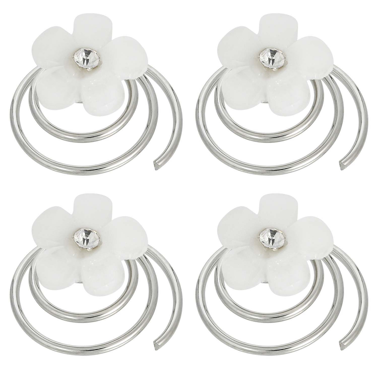 Haarspiralen-Set - Glitter Flower