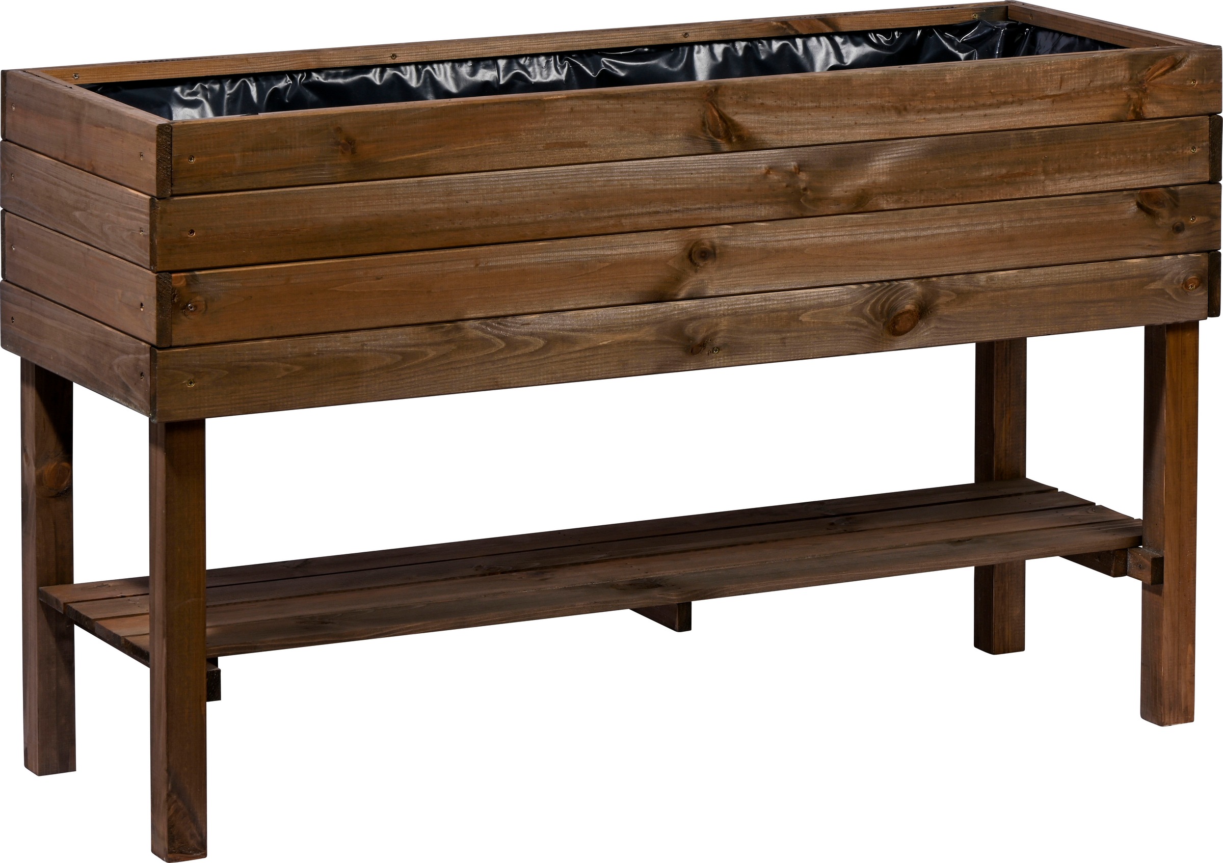 dobar Hochbeet »mit Ablage inkl. Pflanzfolie« LxBxH: 117x40x80 cm