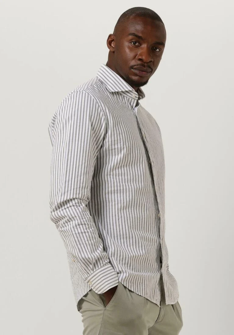 PROFUOMO witte profuomo casual overhemd ppuh10040