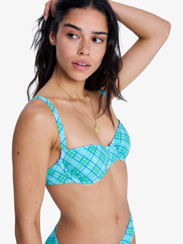 Printed Essentials UW Bra Haut de bikini à armatures Vert Femme