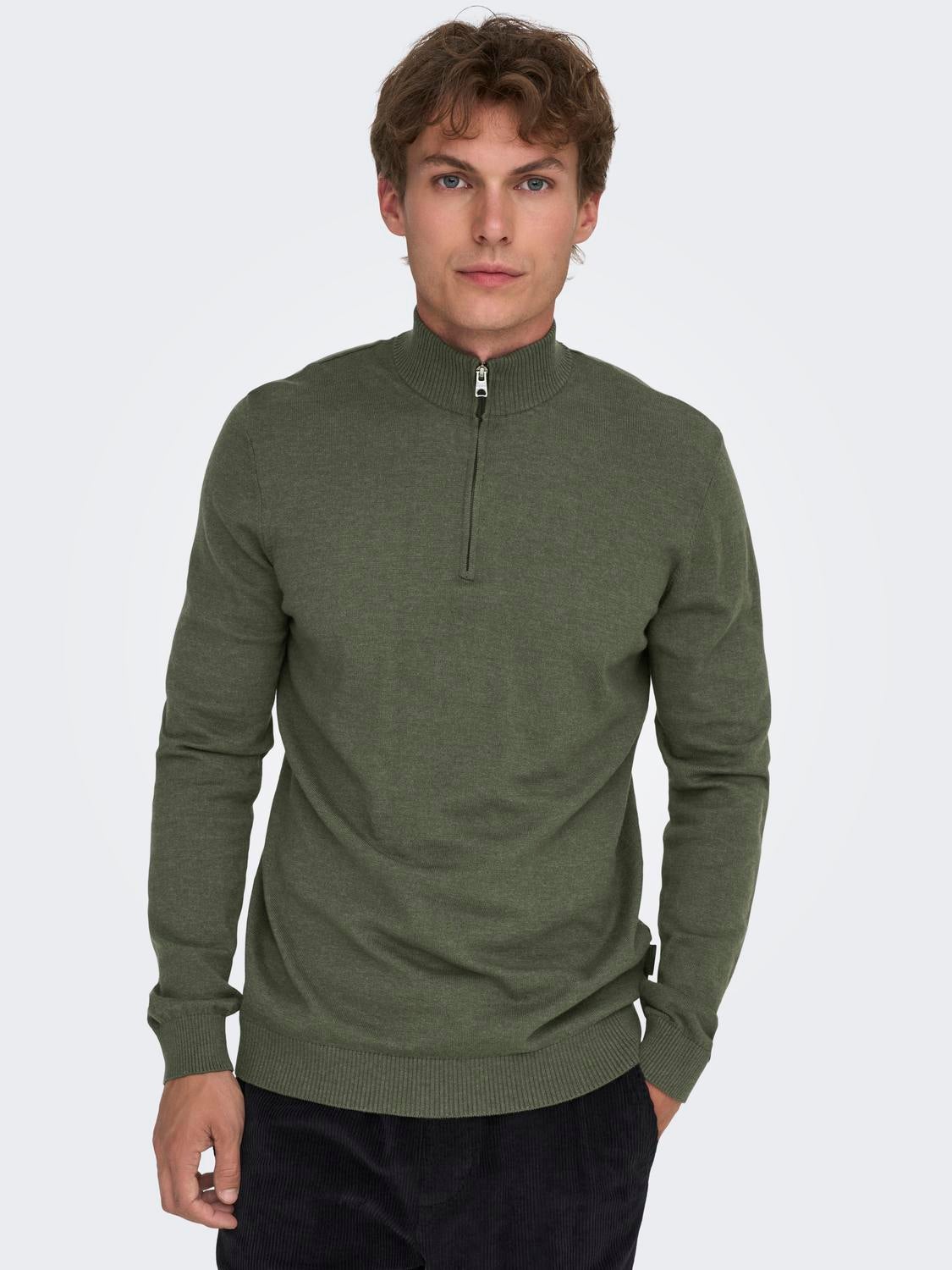 ONSLOUI Pullover Castor Gray