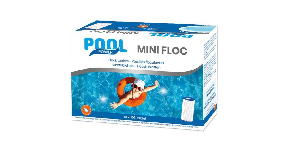 Pool ImproveFloc Mini, 10 x 10 g zwembad reiniging