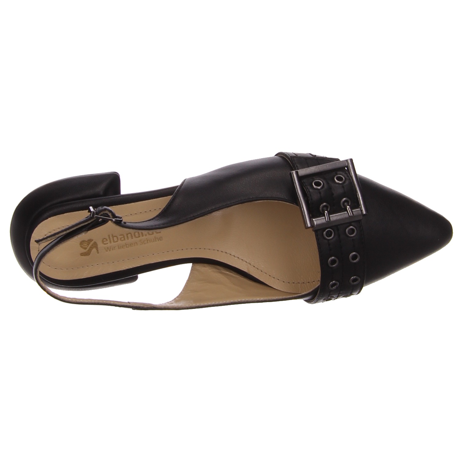 elbandi Slingpumps schwarz schwarz
