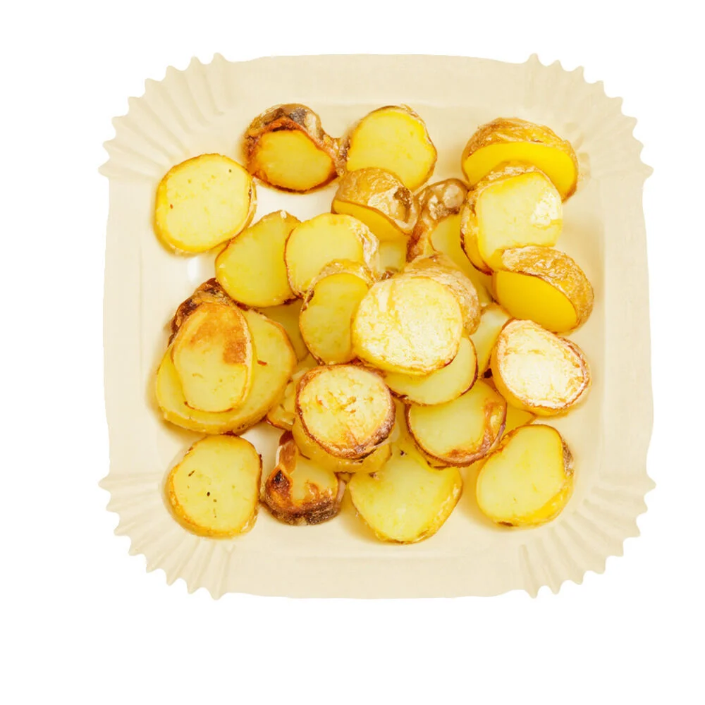 Papier cuisson pour friteuse sans huile 20x20cm 40 feuilles
