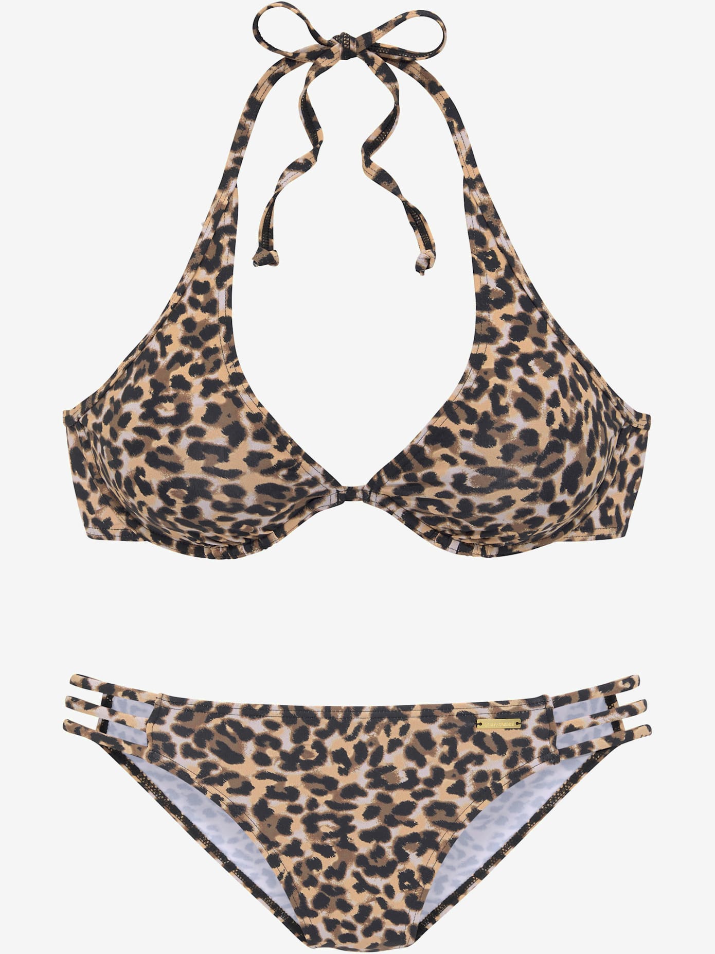 Maillot de bain à armatures design animal tendance