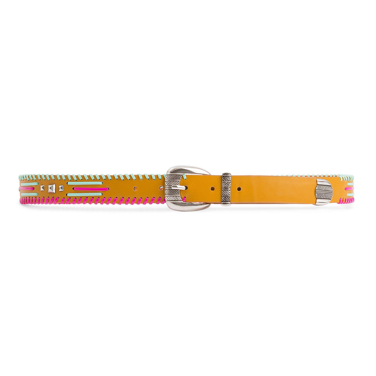 Wild Ceinture en Cuir Dinka ocre
