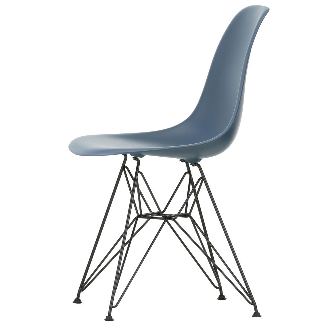 Eetkamerstoel DSR Sea blue RE zwart